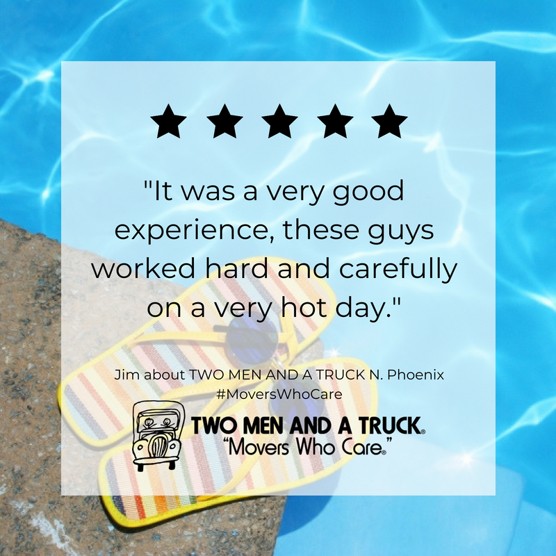 twomennphoenix's tweet photo. Another glowing 5-star customer review! ⭐⭐⭐⭐⭐ Call us today for your free quote: (623) 428-1972 #TestimonialTuesday https://t.co/jBbQMBwY0g
