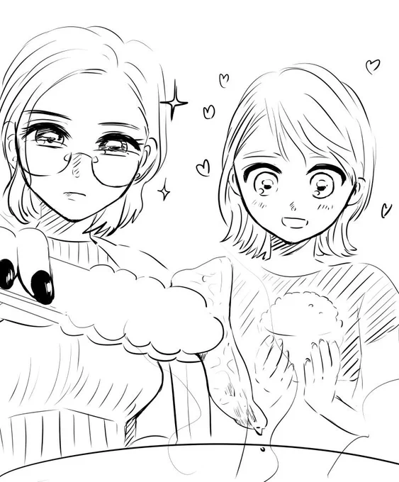 8月29日は #焼肉の日 ✨
#百合で紹介する毎日の記念日 #創作百合 