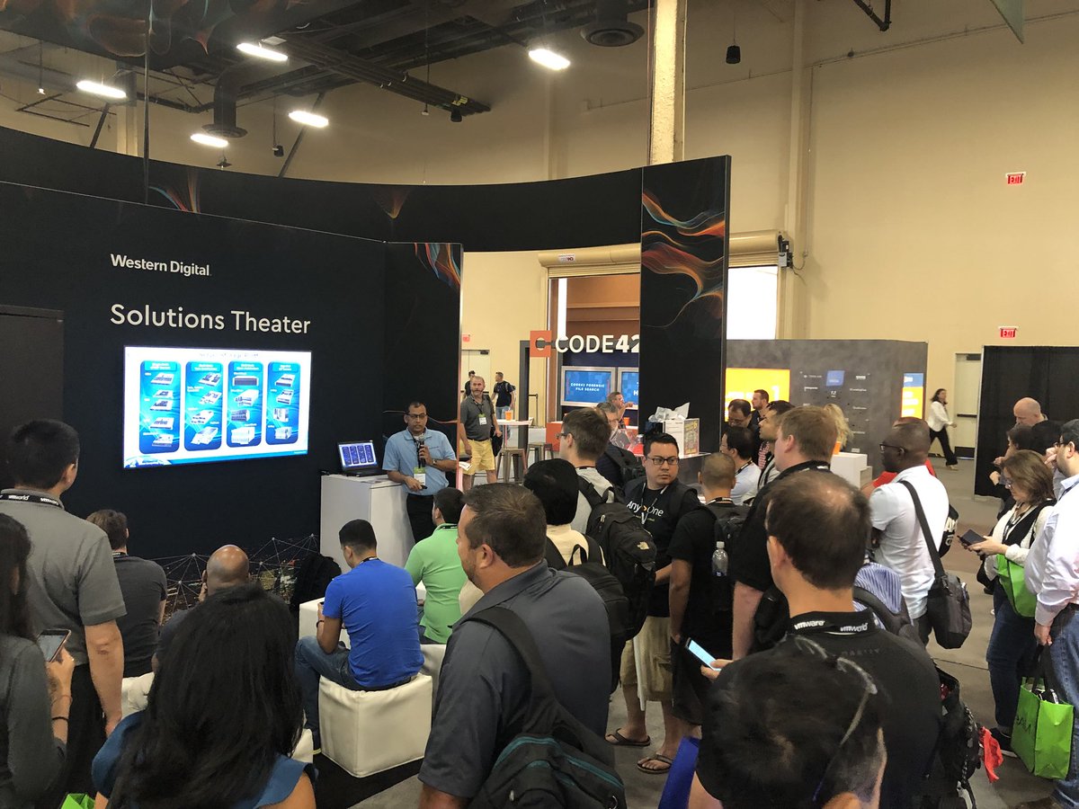 All-NVMe @Supermicro_SMCI for #VSAN @ Western Digital booth 2001. Check out ESG validated Test Report tinyurl.com/NVMevSAN #VMworld2018 #WDCemployee