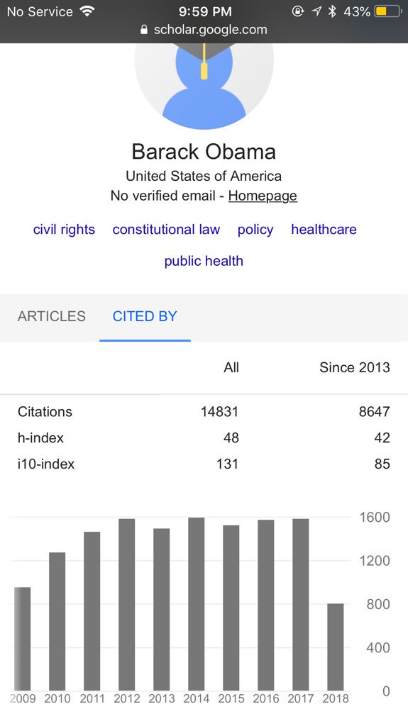 Erdal_Tekin_'s tweet photo. Hey @realDonaldTrump, we hear that you are not happy with google search results for your name. You won’t like this one either. You have ZERO citations in google scholar. Actually, you don’t even exist... By the way, a guy named #Obama has almost 15K. #TrumpGoogle https://t.co/LoRyqmeRds