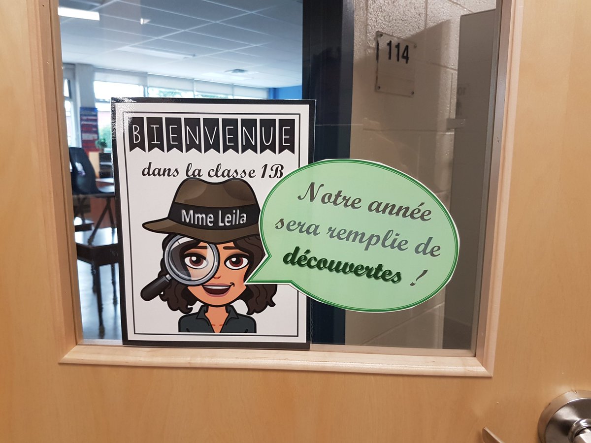 Le thème de l'année à #Lamoureux est : Allons à la conquête de nos enquêtes ! Tout au long de l'année les élèves et le personnel devront faire preuve de résilience pour surmonter les défis. Pour commencer, les élèves devaient résoudre une équation pour découvrir leur classe.
