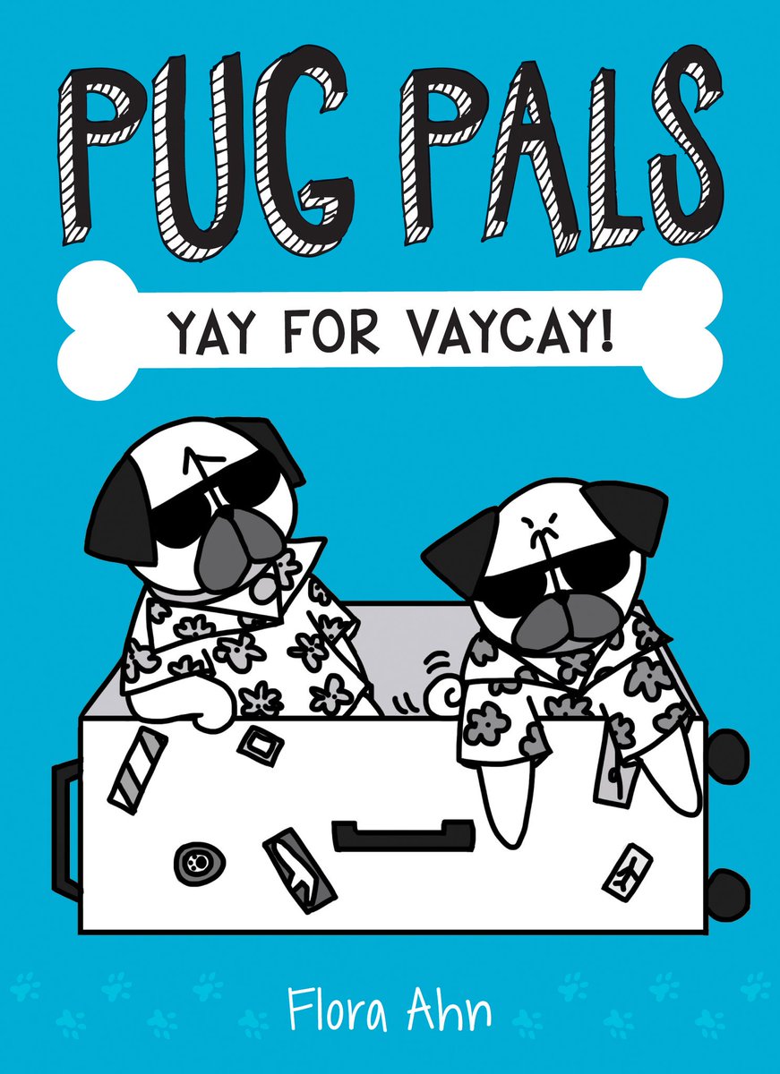 Cover reveal for my 2nd Pug Pals book, Yay for Vacay! It'll be released by Scholastic end of January 2019 but you can pre-order it on Amazon, B&N, etc. Can't wait for you to see the adventures Sunny & Rosy get into at grandma's! #pugpals #yayforvacay #scholasticbooks #bahhumpug