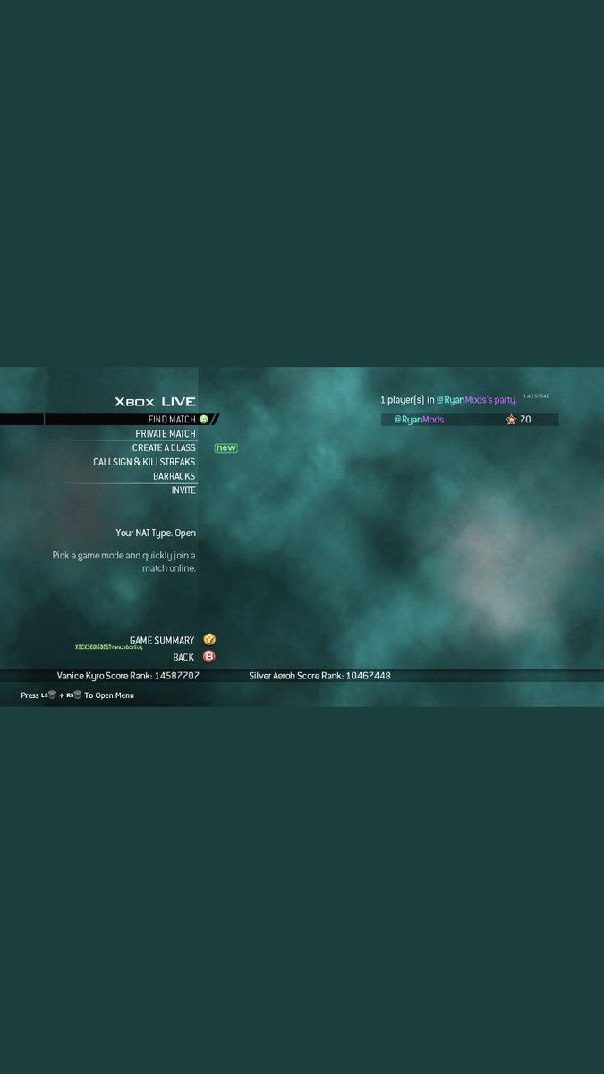 RyanMods's tweet image. Doing mw2 challenge lobbies cheap for whoever needs one (Max Rank, Unlock All, Coloured Classes) also ssp, knockback and force host!! Also doing recoveries and modded lobbies on all other games! Dm me for more info