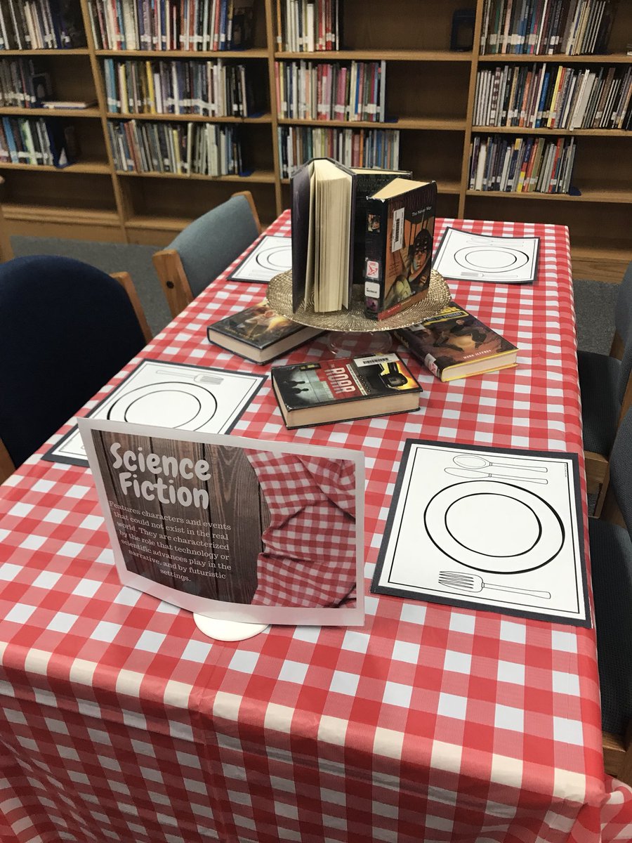 LibrarianJonesy's tweet photo. So excited about our book tasting tomorrow! #AgnewGrit #AgnewLibrary #MISDLibraries #CultureofReading https://t.co/JjCAahQ0PH