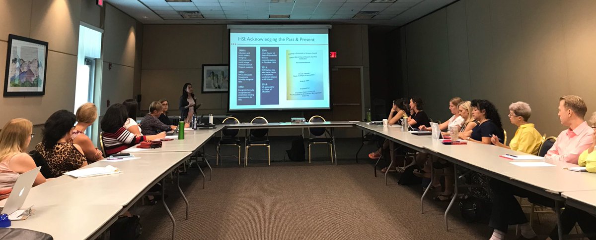 Section11Cat's tweet image. @marla_franco connecting @UofA Appointed Professionals Advisory Council with our #HSI opportunities &amp;amp; meaning! #Servingness #UAAPAC