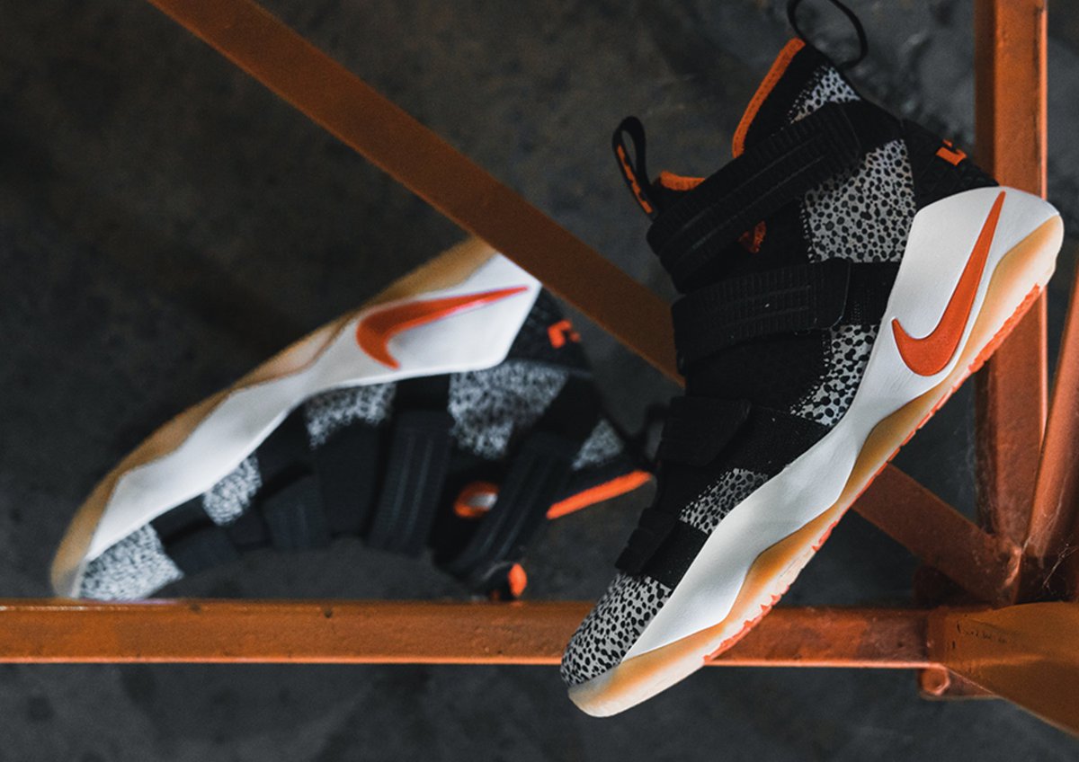 SOLELINKS's tweet image. SALE: LeBron Soldier XI SFG 'Safari' on sale for $63.74 + FREE shipping, discount applied in cart =&amp;gt; bit.ly/2MXKJQF