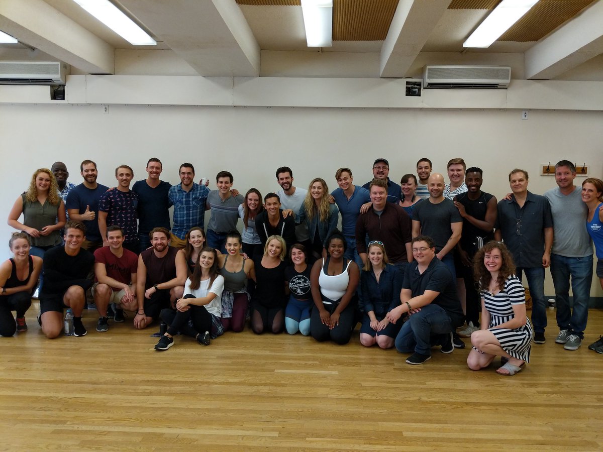 It's a musical! First day of rehearsal for the 2018-19 tour in the books. 👏🍅🎭🎫🎶 #SomethingRotten #RottenOnTheRoad
