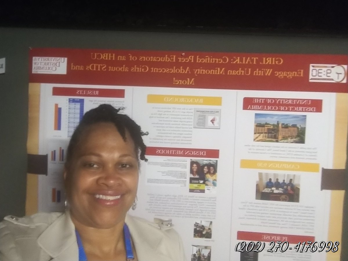Phronie_PhD's tweet photo. Me in front of my poster at the CDC STI Conference. Hoping to win the poster contest. Please retweet. The poster with the most retweets will win Breakfast with Dr. Bolan
#PickMyPoster 
#STDConf18 https://t.co/OPrMOSk05G