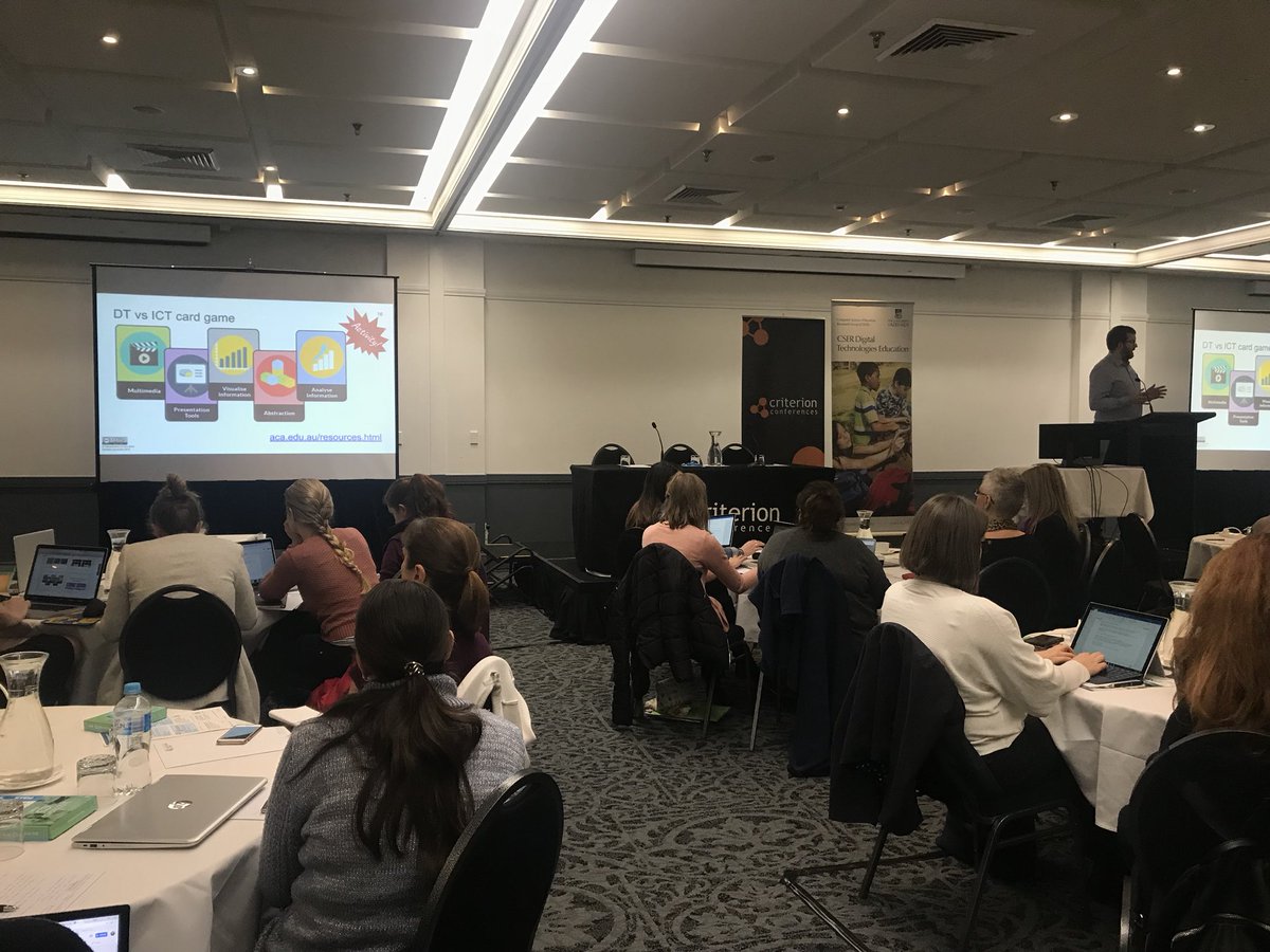 MaisieCriterion's tweet image. Great start to the #unpackingcoding conference with James Curran from @groklearning! Looking forward to all the programming sessions later today! @CriterionConfs