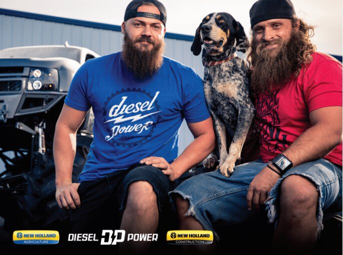 NHAgriculture's tweet photo. SPECIAL ANNOUNCEMENT: The Diesel Brothers will be at New Holland's Farm Progress Show booth tomorrow from 1-3! @FPShow #FPS18 https://t.co/6UOwxRAiRo