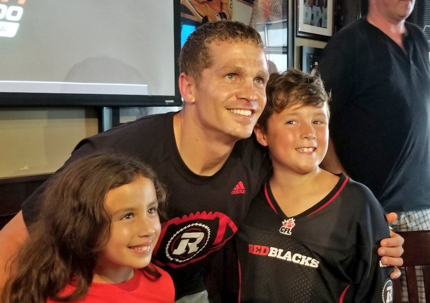 REDBLACKS's tweet photo. Wouldn't be #QBClub without this guy! https://t.co/619xzC1HbQ