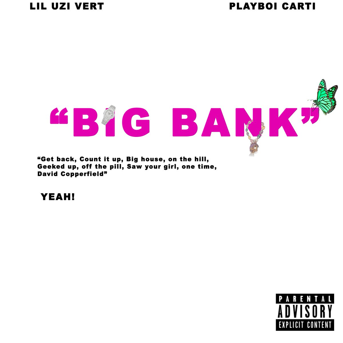 YearOverYearYOY's tweet photo. 💸 BIG BANK // CONCEPT

@LILUZIVERT 
@playboicarti 

INSPIRED BY @YG "BIG BANK" SINGLE COVER

Design by: @LILCYPYOY https://t.co/bnFSco5b71