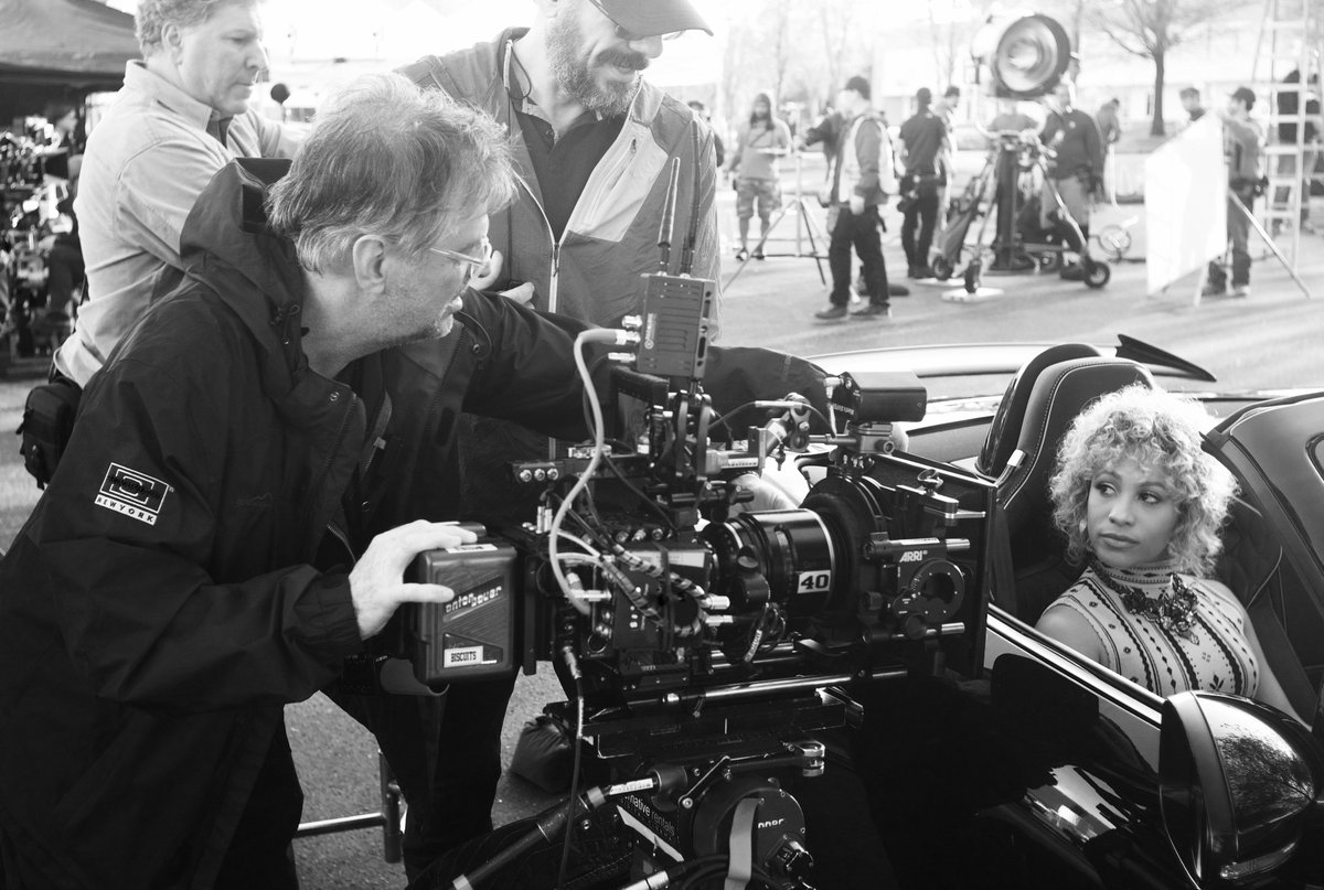 RED_Cinema's tweet photo. On the set of @GreenleafOWN with James Chressanthis, ASC, GSC and Gaffer Thomas Burke with the #HELIUM8K camera and @Cooke_Optics i5 Primes.
#GreenLeaf #ShotonRED https://t.co/5QeLESZFrF