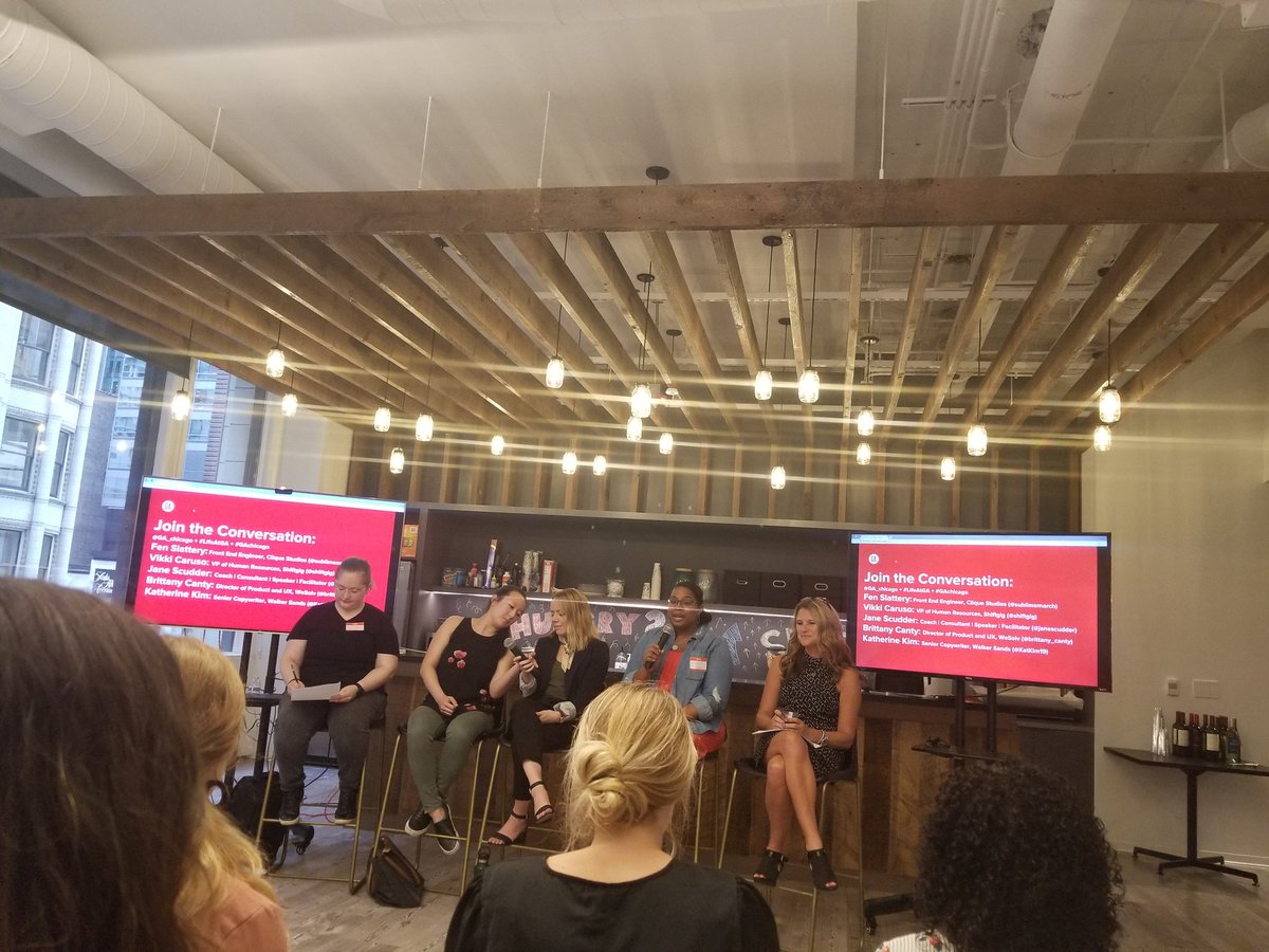 VeronicaSApplet's tweet photo. Great panel discussion with @GA_Chicago "Launching A Diversity & Inclusion Program." #LifeAtGA #GAChicago #DiversityIsStrength https://t.co/Fmeyl9SJ5p