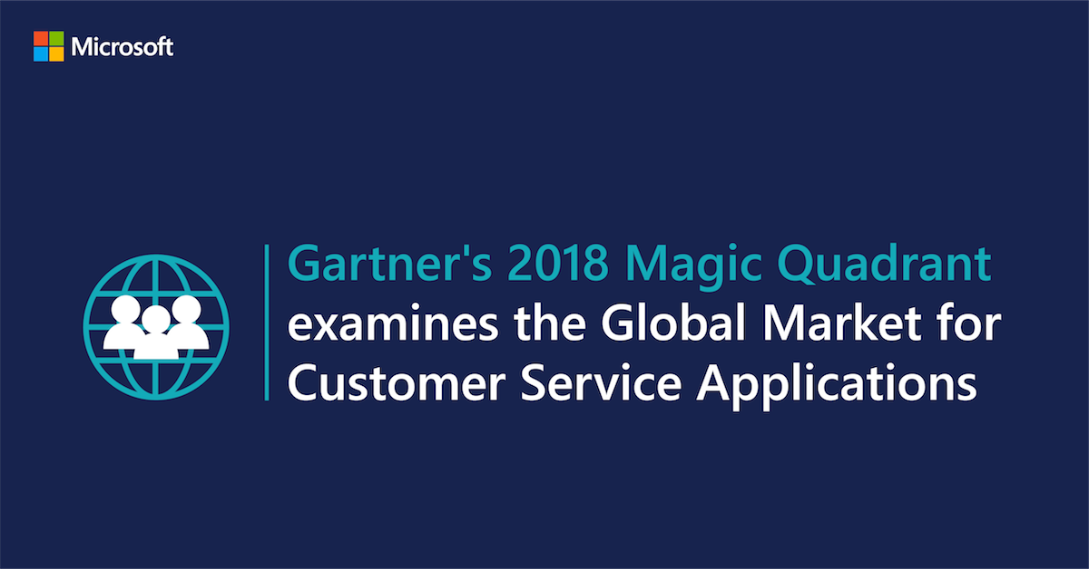 MSFTDynamics365's tweet photo. By 2022, #custserv interactions handled by #AI will increase by 400%. Read Gartner's 2018 MQ for the CRM Cust Engagement now: https://t.co/uadk9Ppup8 https://t.co/U4bphxhXh6