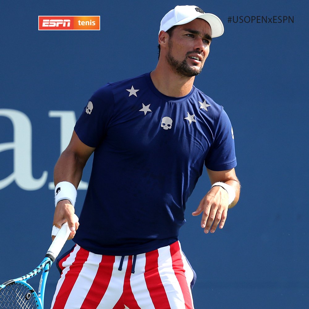 ESPNtenis's tweet photo. #USOPENxESPN ¡RT si Fognini entendió TODO con su outfit! https://t.co/86salpHJfc