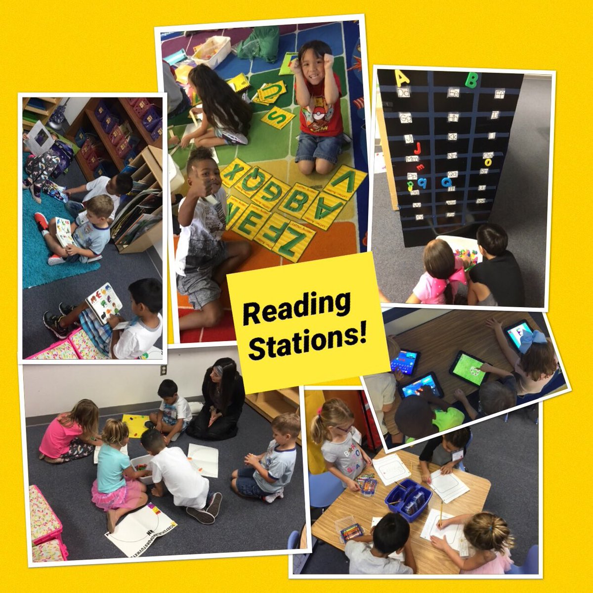 mnkimbrough's tweet photo. My kindergarteners are already rockin’ reading stations!!! #webblc @webbcubs https://t.co/PIWQXBA0jD