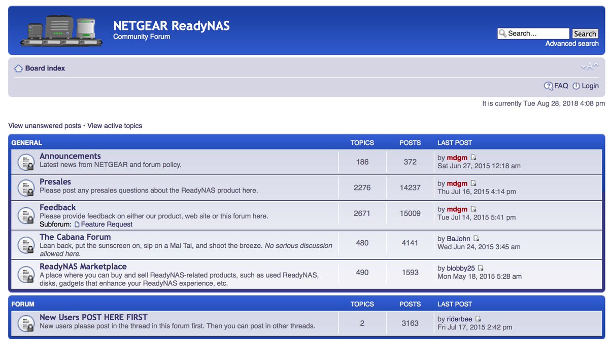 mdgmnas's tweet photo. Blast from the past... Many happy memories on the NETGEAR ReadyNAS Community. https://t.co/y9jFsm3A3l
