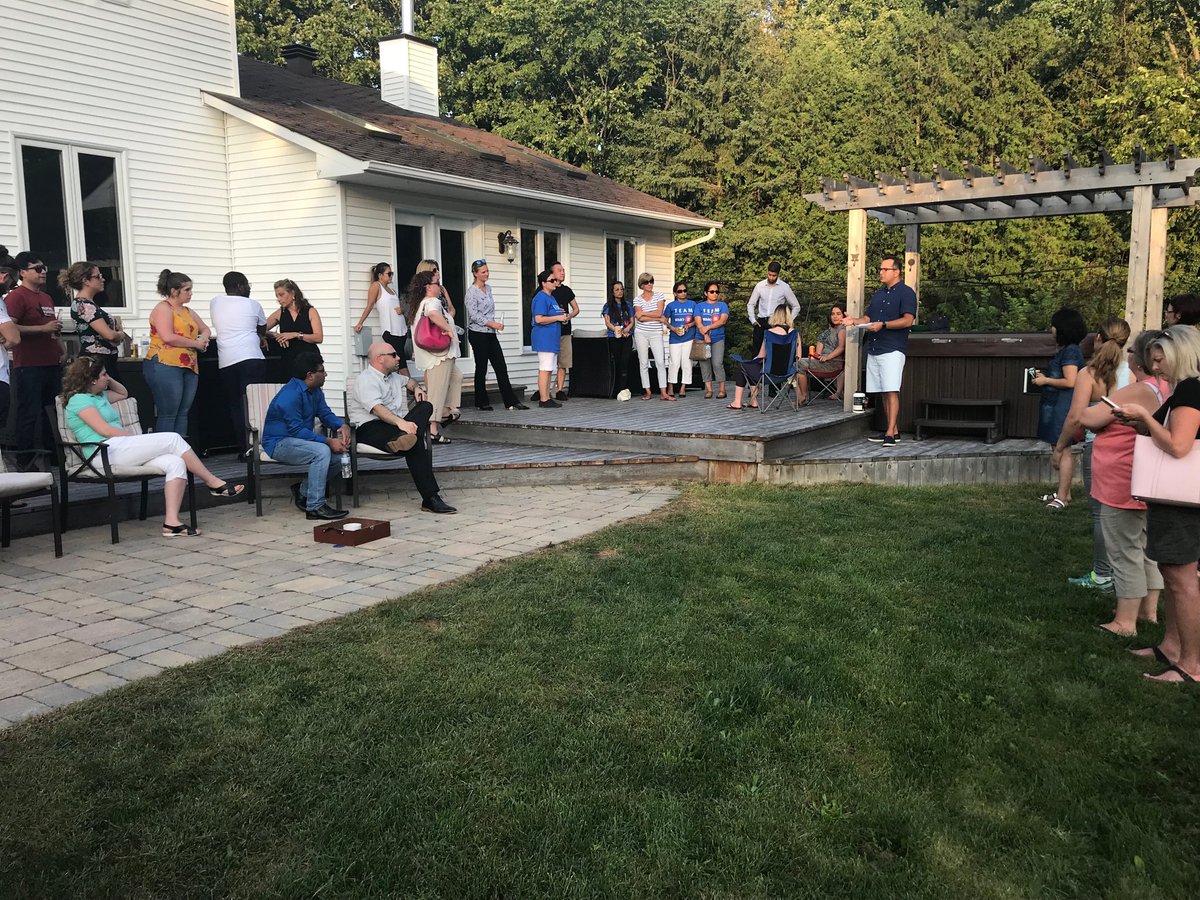 Enjoying a great maket get together and BBQ with Ottawa East Team ⁦<a href="/OAbouzaher/">Omar Abouzaher</a>⁩ ⁦<a href="/MelSchro02/">Melonie Schroeder</a>⁩  ⁦<a href="/BMO/">BMO</a>⁩