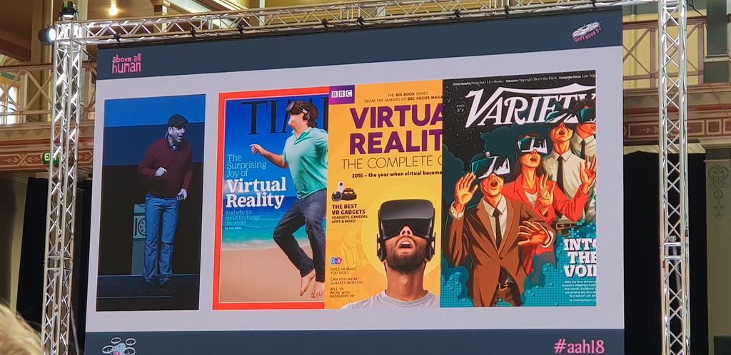 MishManners's tweet photo. #AAH18 following the #MagnifyWorld #VirtualReality theme. Nice tie in over the #DIFvic festival 💎 #VR #AugmentedReality #AR #Melbourne #innovation @difvic @StartupVic https://t.co/y6OmnzdnF1