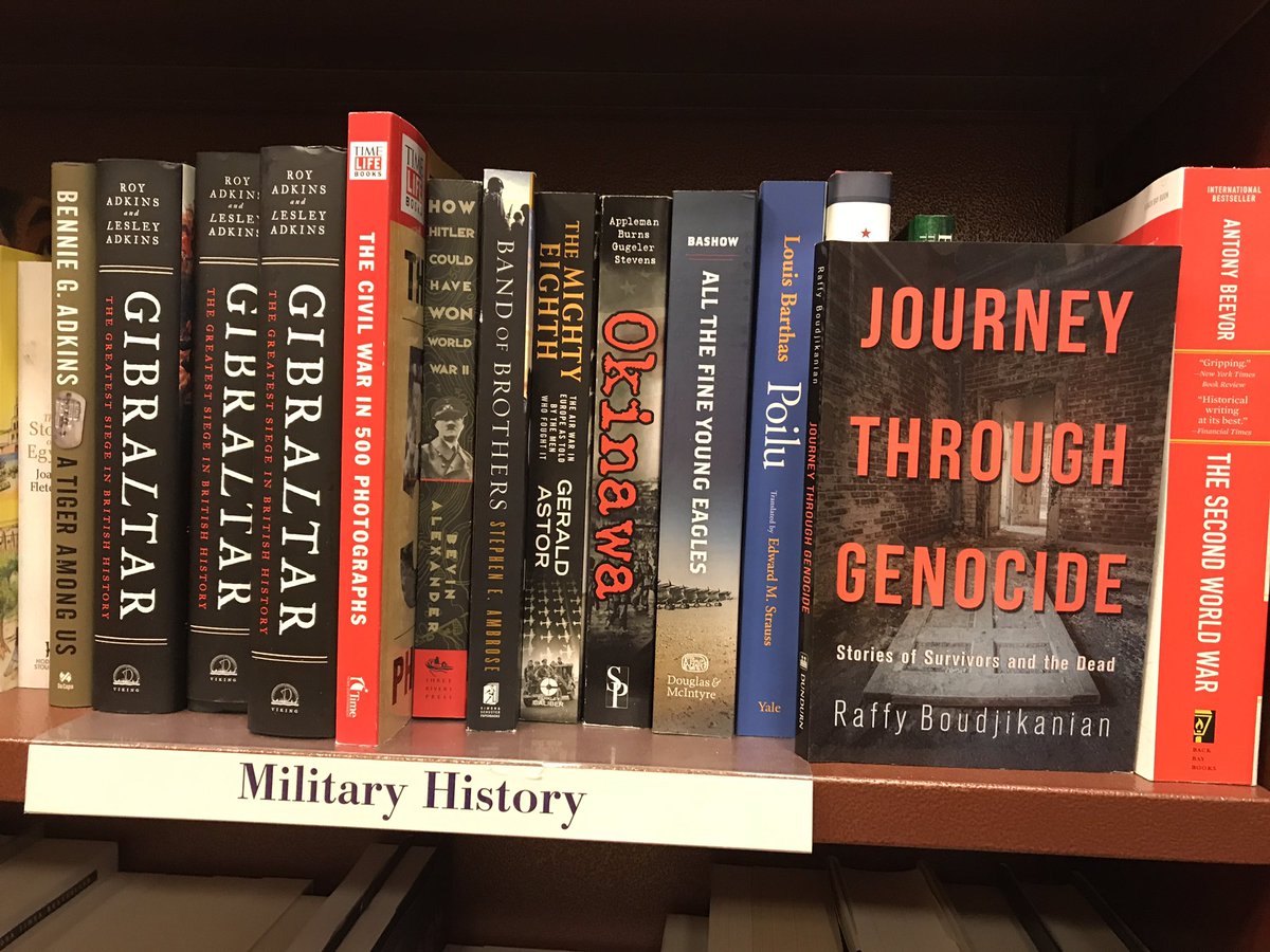 Raffyauthor's tweet photo. Except for libraries, the Pte-Claire, QC @chaptersindigo is the place w/the largest collection of books I've spent way too much time in as a teenager. So obviously when I saw they had one copy left of my @dundurnpress #JourneythroughGenocide book...I had to sign it! #authorgraph https://t.co/1aM3cHRDVa