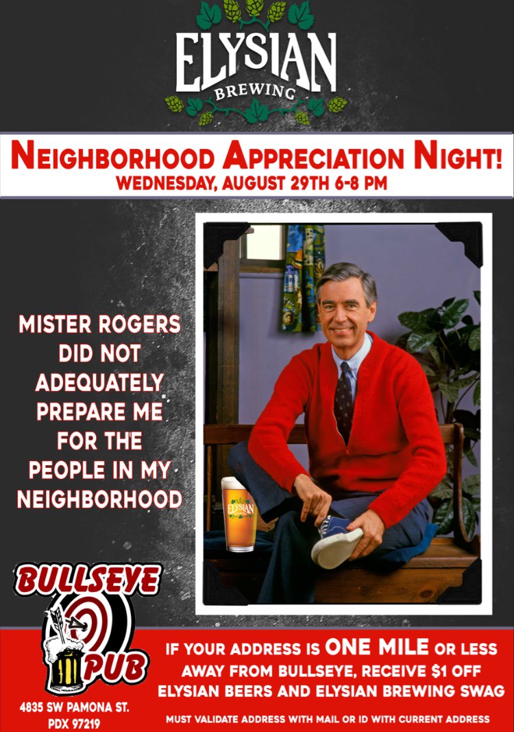 ersreck's tweet image. Tommorrow night at my favorite neighborhood bar! #bullseyepub #swpdx