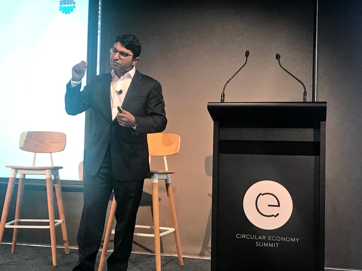 juhi's tweet photo. At #CEsummit @SEaqub talking about short-termism, rise of selfishness, not measuring externalities so not paying the full cost of our actions. Need DURABLE change and Govt policy. 
#durablepolicy #circulareconomy https://t.co/S4NRB9fmtV