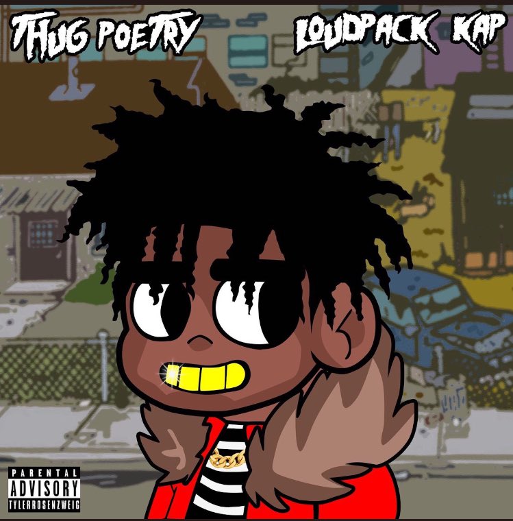 PhonkHub's tweet photo. Miami rapper @LoudPack_KAP previews cover for new project #ThugPoetry 

dropping midnight 8/29 🔥 https://t.co/Q1KoOJNZOw