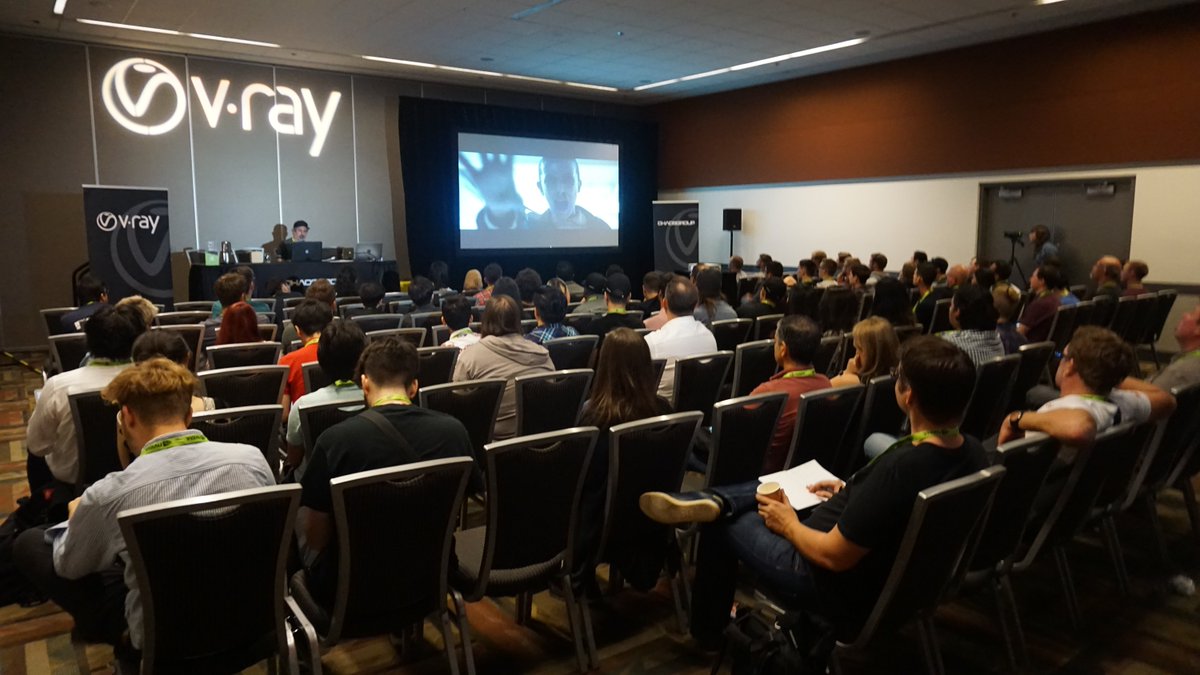 ChaosGroup's tweet photo. At #SIGGRAPH2018, computer graphics technology reached a new milestone — with Chaos Group at the cutting edge. Here, we recap the action & recount our #VRayDays’ highlights: https://t.co/tHhJoaoKiF #cg_blog @siggraph https://t.co/m1W709JI5g