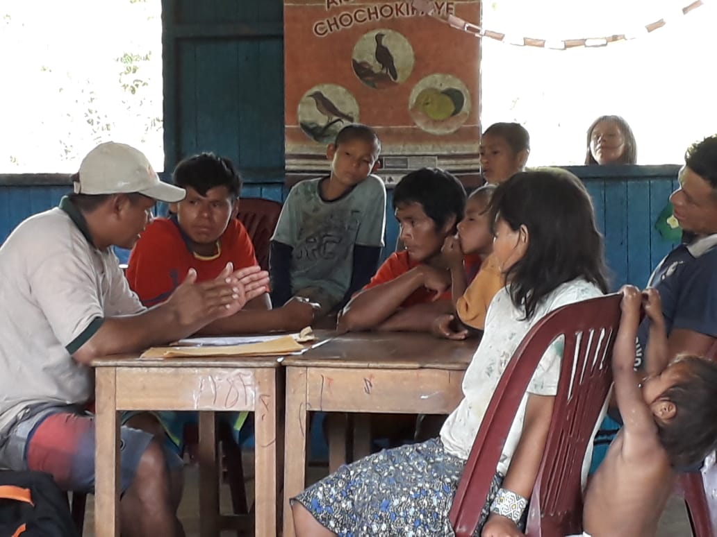 #CCNN Dirigente de COMARU se reunió con las autoridades de las Comunidades Nativas de Sagontoari y Kovantiari