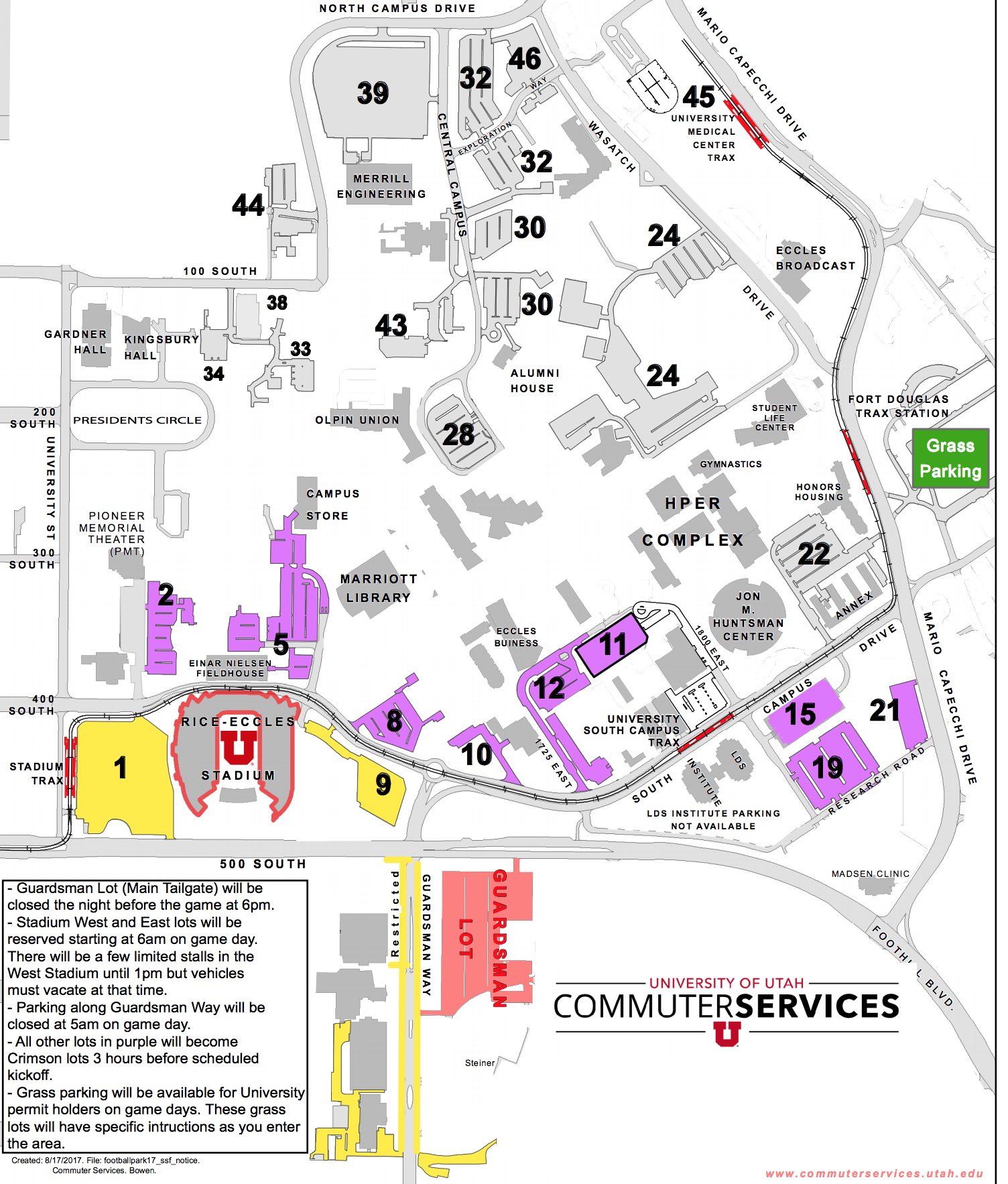 Map Of University Of Utah University Of Utah Twitterren: "Please Note Parking Lot Changes Due To  Tomorrow's @Utah_Football Game. Printable Parking Map:  Https://T.co/Ukmackqpur Message From Administration:  Https://T.co/Salhnzrser Https://T.co/Skwj17Wuu4" / Twitter