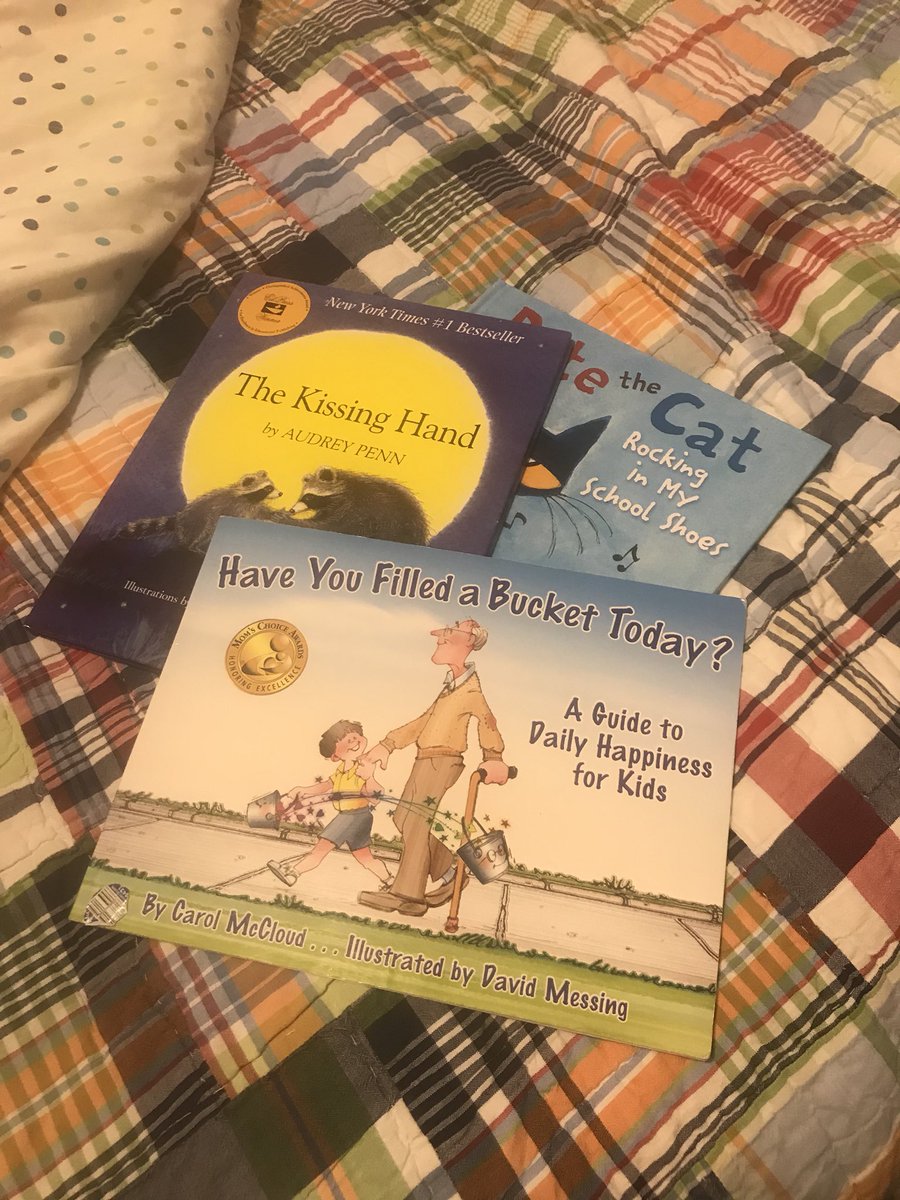 ErinW01721SC's tweet photo. The bedtime stories for the next few nights in Casa Willie for rising kindergartener. @WarrenSchool @k25_cares https://t.co/guBet0U1Bs