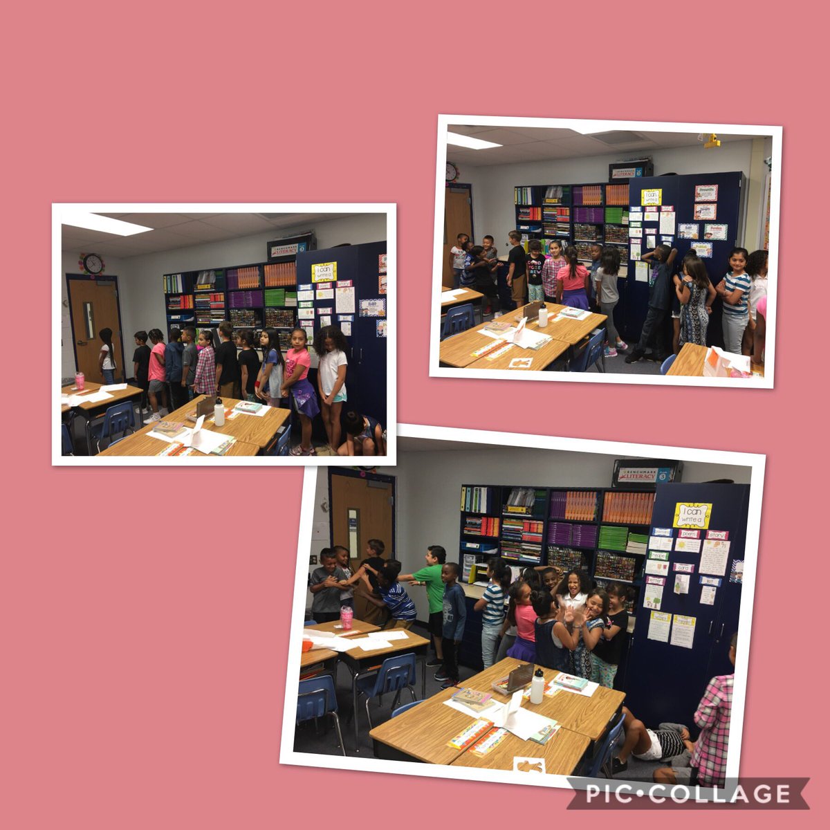 bryantedesign's tweet photo. I am so excited to have new babies this year! Third grade babies! We’ve had an awesome first two days of school! #kingEs https://t.co/RmlEkoX7H3