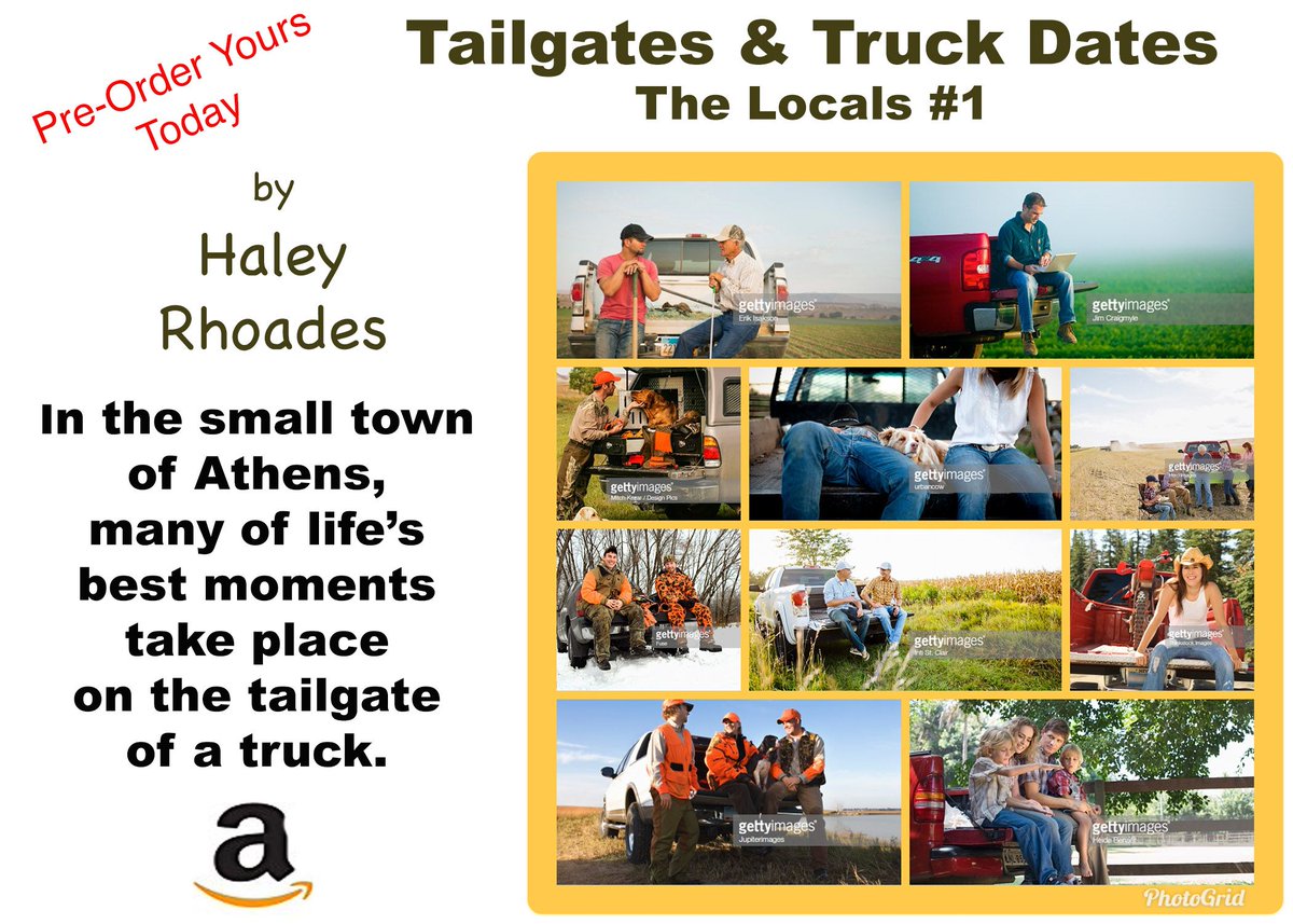 HaleyRhoadesBks's tweet photo. Life is easier on a tailgate. https://t.co/FNMsEdaW65 Pre-Order your copy today. Tailgates & Truck Dates (The Locals #1) by Haley Rhoades #tailgatesandtruckdates #romance #thelocalsseries #indie #indieauthor #indiepub #writerscommunity #authorlife #writerlife https://t.co/e9Ni0oeq9P