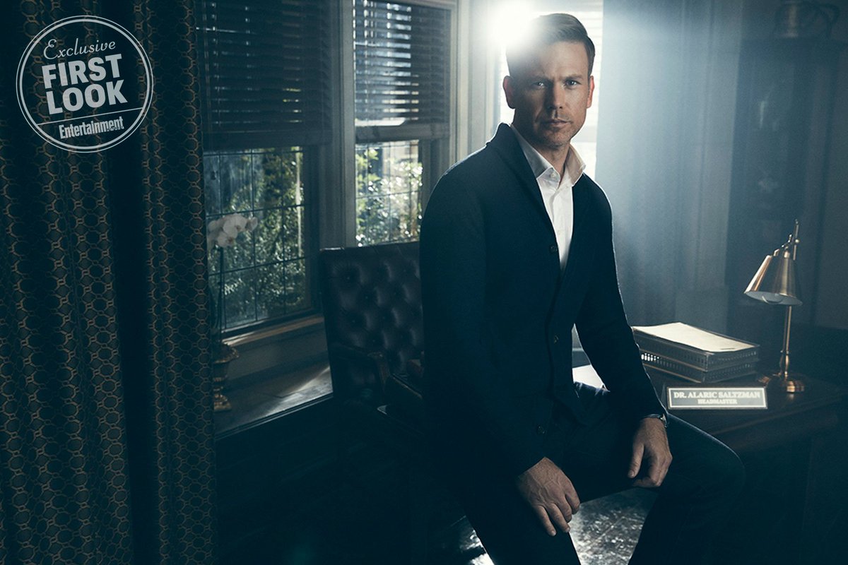 samhighfill's tweet photo. Just your smokin' hot headmaster casually waiting to suspend you like... https://t.co/wBxdvK0tUI #Legacies https://t.co/kJQ2IUHsgx