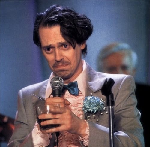 Steve Buscemi in THE WEDDING SINGER (1998). Celebrate 20 years of the movie this Saturday, September 1st at Will Rogers State Historic Park! Music by DJ Morse Code, street food &amp; more! streetfoodcinema.com