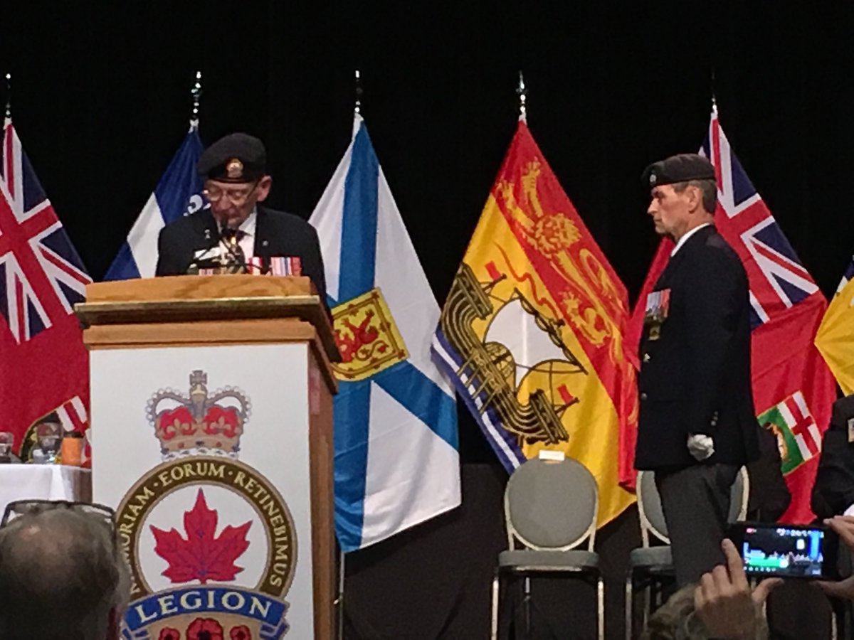 RoyalCanadianLegion on Twitter "Tom Irvine has been installed as the