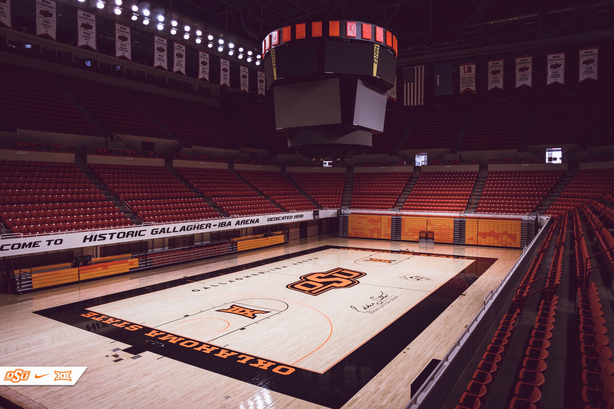 Cowboy Basketball on Twitter: "Established in 1938 and Gallagher-Iba Arena is still stunning ...