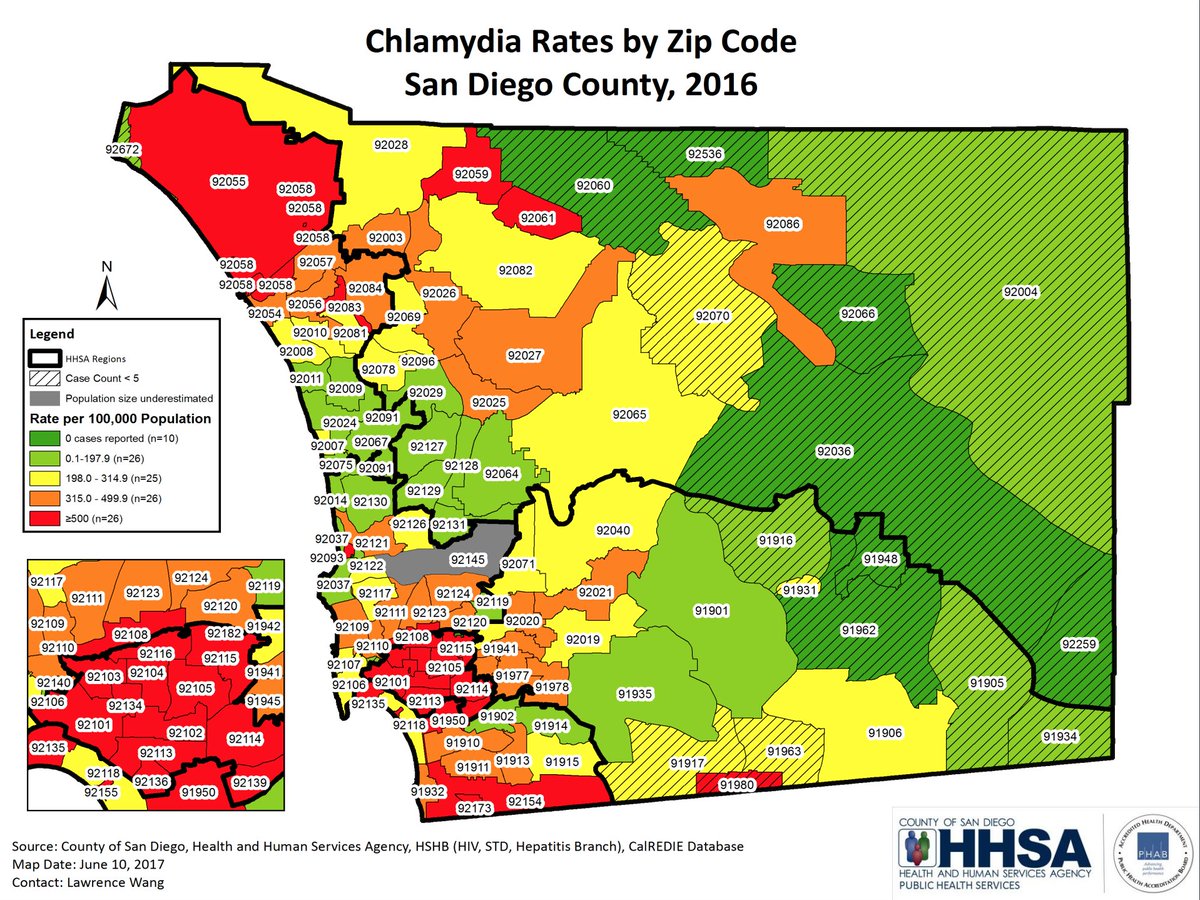 San Diego County Zip Codes Map