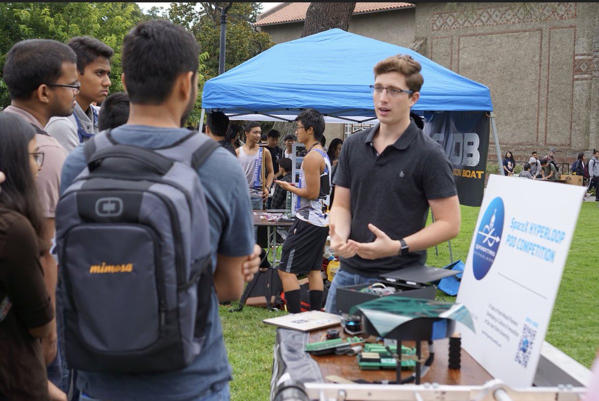 SpartanHL's tweet image. An amazing crowd today at the Student Organization Fair @SJSU! Thank you to everyone who came and stopped by our table presentation. 

We’ll see you Thursday 8/30 for our Info Session in SU Room 2A from 5:00 - 6:00 pm. #SpartanHyperloop #EngineeringLife #LetsGo