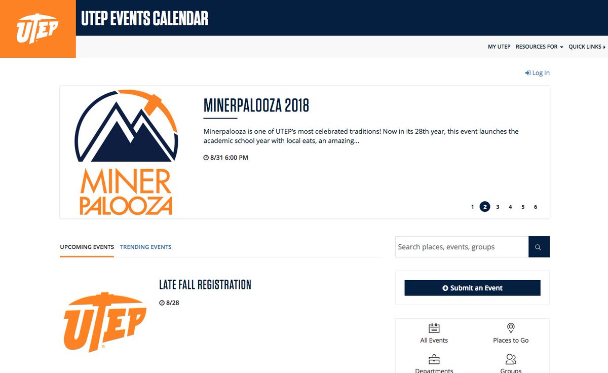 Utep News On Twitter The New Utep Events Calendar Https T Co D4vv7lribi Helps You Keep Track Of What S Happening On Campus Learn More Https T Co M3hztzixp1 Https T Co Ccjjwugesg Utep Calendar Of Events