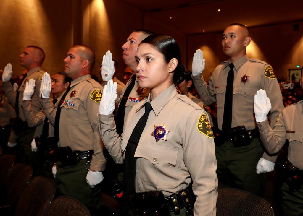 #LASDJustTheFacts: Recruitment - One Badge.  Unlimited possibilities.  Academy classes start every 4 to 6 weeks.  Apply now!  #JoinLASD