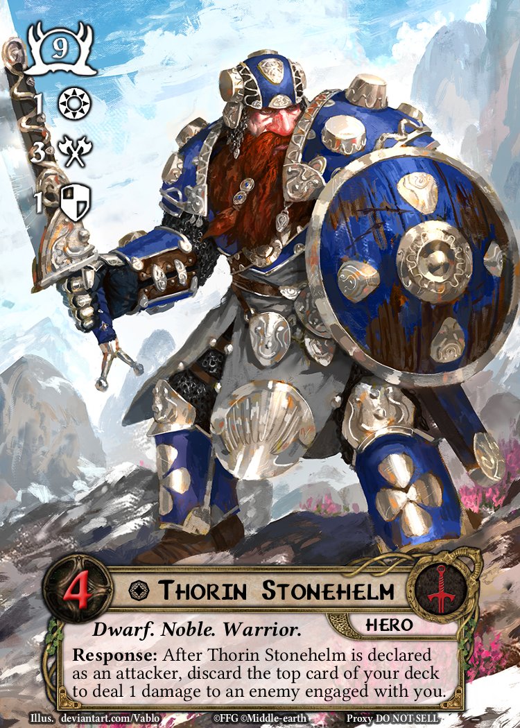 LotRLCG's tweet photo. Some alt arts of the new Heroes from the Collector's Edition - Thorin Stonehelm and Gildor Inglorion
#lotrlcg #lotr #Vablo #DwarfandElf https://t.co/Atldn1iYNd