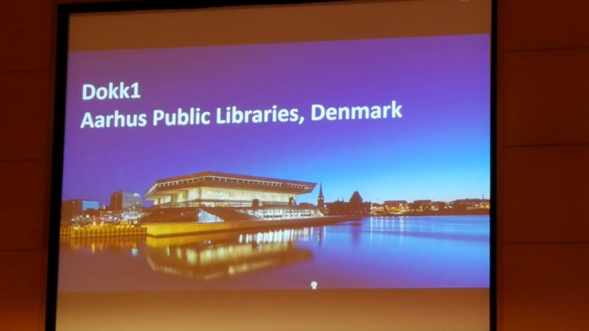 m_alexius's tweet photo. More lightning talks...Design thinking for libraries Dokk1 Aarhus. Accelerate innovation - Talk less do more
People first
Design with and not for
#WLIC2018 https://t.co/JtBfGx8n25