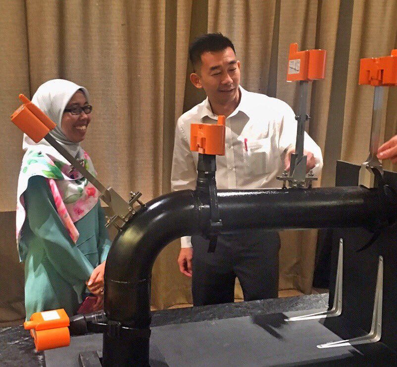 DorisBlessing's tweet photo. #EmrCONNECT seminar focussing on #Corrosion &amp; #Erosion Monitoring using #Permasense Non-Intrusive Sensors. Honoured to have guest speakers from various reputable refinery plants in Asia to present &amp; share their experiences on #Wireless Integrity Monitoring Sys from #Emerson. https://t.co/8fbqz9rBmo