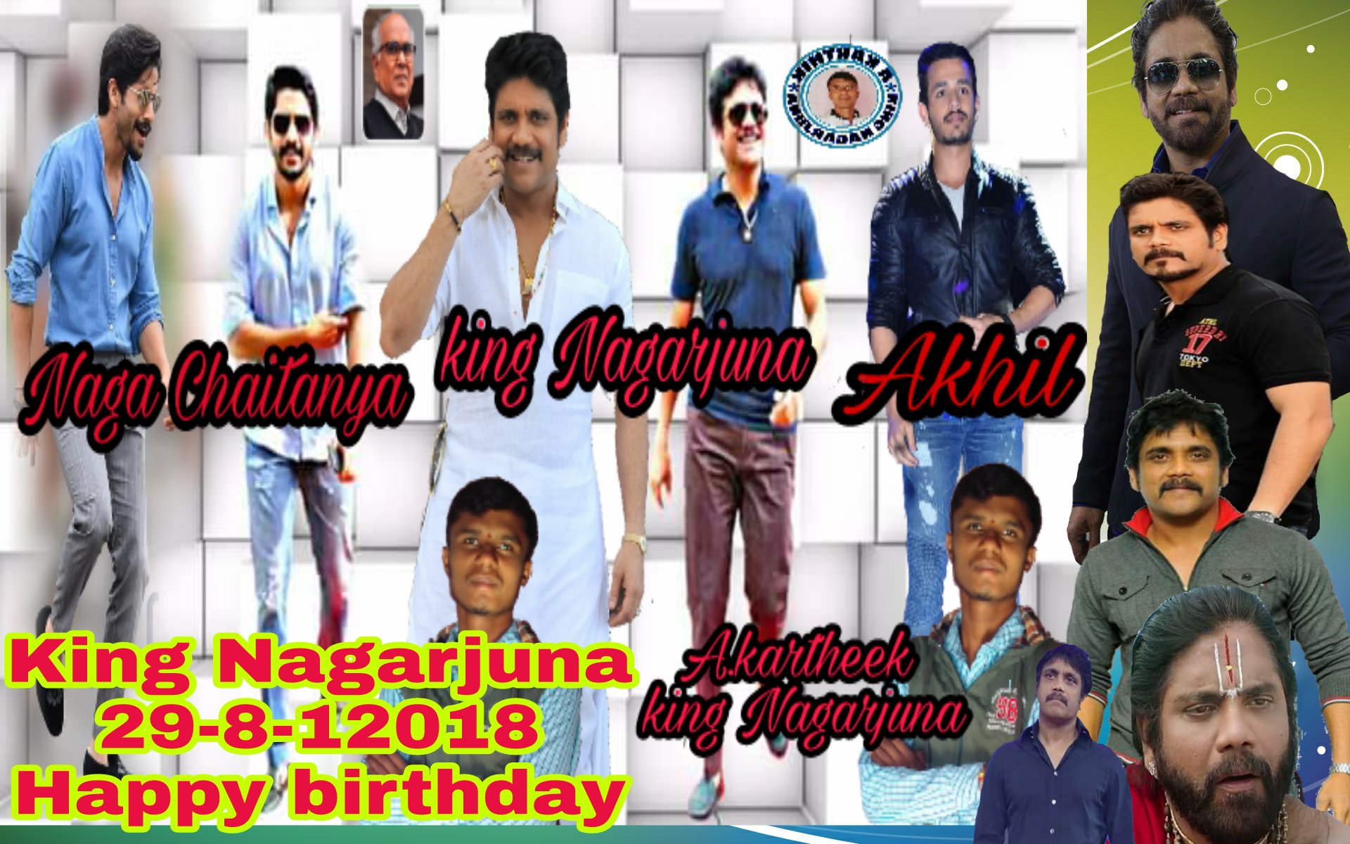 King Nagarjuna akkineni
Happy birthday 