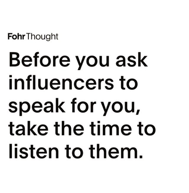 Love this, @fohrco! 🙌🏼 

#InfluencerMarketing #influencerrelations #strategicpartnership #duffyleads