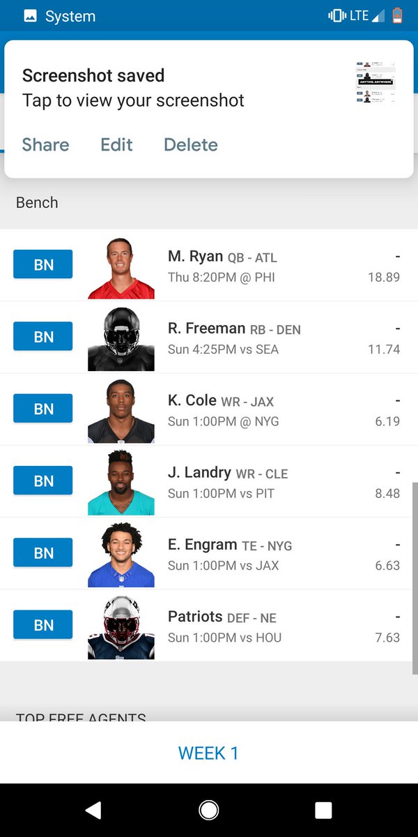 cmc38's tweet photo. @FGoobers 8 team league snake draft.  Thoughts? https://t.co/TFCmsXwIR0