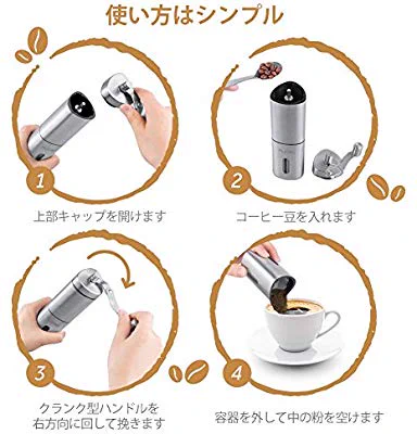 えっと、これ作った人はトルコ人！？コーヒーミルの使い方をよく見てみると。。絶対飲めないwww