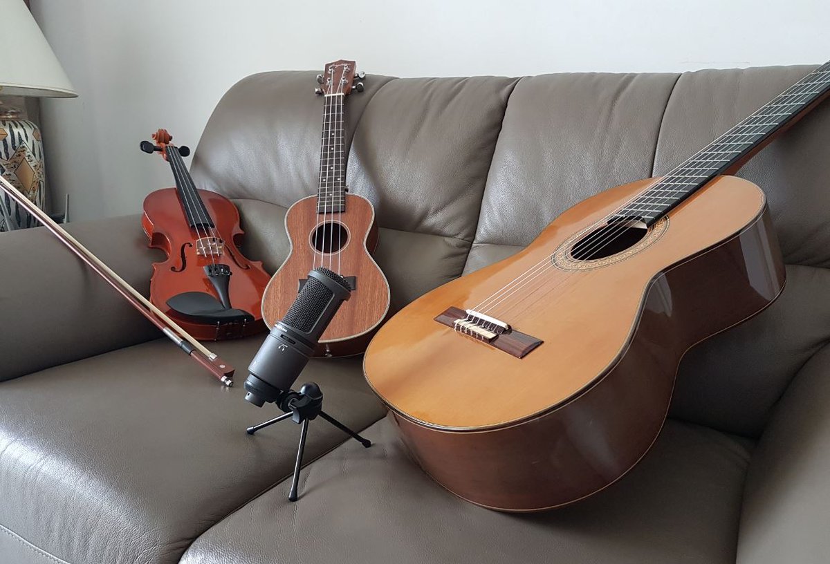 CellarVault's tweet photo. Microphone : What are you guys trying to do? ๐ค
Instruments : Stringing together some sounds. ๐
Working on some sounds for The Plight with - Ukulele, Violin, and Guitar. ๐ป๐ธ๐ผ๐ค
.
.
.
.
#theplight #vgm #indiedev #gamdev #MYGameON https://t.co/VYkswoY9PD